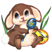 a cute easter bunny